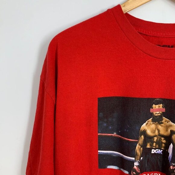 DGK Men's Undisputed Mike Tyson Pop Art Crew Neck Short Sleeve T-shirt Size XL - Picture 3 of 11